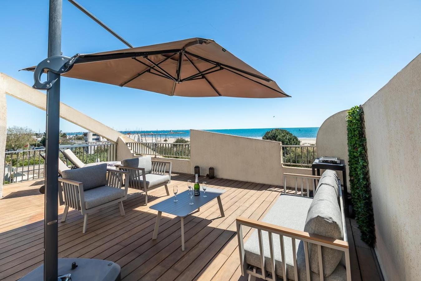 Suite Terrasse Xxl - Front De Mer - Parking - Ambiance Plage La Grande-Motte Exterior photo